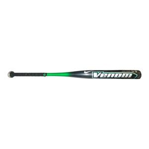 NIKE Venom 34/30 Softball Bat 2 1/4" Barrel ASA USSSA 7050 Alloy Black Green